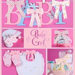 Фотоальбом EVG Baby collage Pink 56 фото 15х10 см (BKM4656 Baby collage Pink (UA))