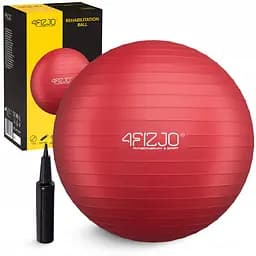 М'яч для фітнесу (фітбол) 4FIZJO 75 см Anti-Burst Red (P-5907739316356)