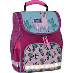 Рюкзак каркасный школьный с фонариками Bagland Успех 12 л малиновый 617 (00551703)