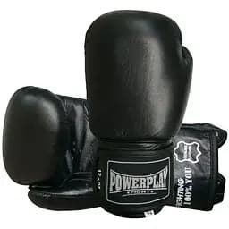 Рукавиці боксерські Power Play PP 3088, Black - 16 унцій
