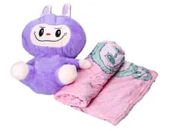 Детский набор Игрушка плед Лабуба фиолетовый мягкая игрушка с пледом для детей