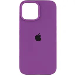 Чехол Epik Silicone Case Full Protective AA для Apple iPhone 15, 6.1 Фиолетовый/Grape