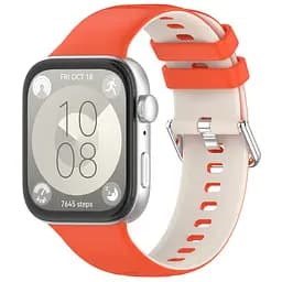 Ремінець ArmorStandart для Huawei Watch Fit 3 / 4 / 4 Pro Orange Cream (ARM89075)