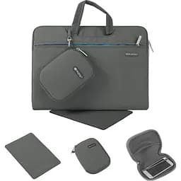 Сумка для ноутбука WiWU Campus Slim Case for MacBook 15.4` Grey [128264] - мініатюра 2