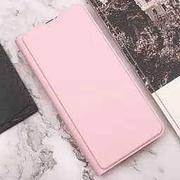 Шкіряний чохол-книжка GETMAN Elegant (PU) для Oppo A17k Рожевий - мініатюра 4