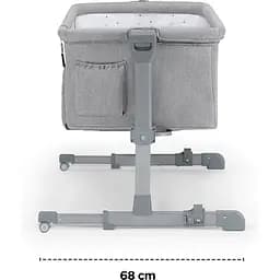 Приставне ліжечко-люлька Kinderkraft Neste Up Grey Light Melange світло-сіре (00000027309) - мініатюра 10