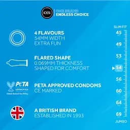 Презервативи EXS Mix Flavoured, 12 шт. - мініатюра 3