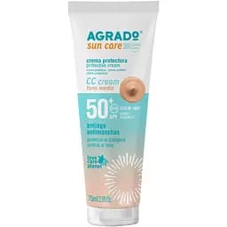 Крем Agrado CC сонцезахисний для обличчя SPF50+ 75 мл