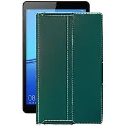 Чохол StatusCASE з екошкіри для планшету Huawei MediaPad M5 lite 8 Тм. Бірюзовий