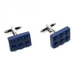 Запонки Конструктор Сині Handmade acs0005851 - мініатюра 3