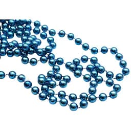 Намисто на ялинку Linhai 10 мм х 8 м новорічна прикраса синє (890087)