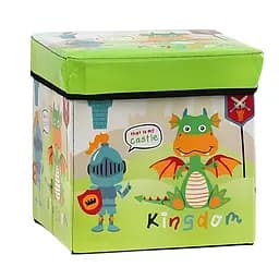 Универсальный короб-органайзер C 68854-4 складной тканевый с плотным разноцветным картоном 30 х 30 х 30 см