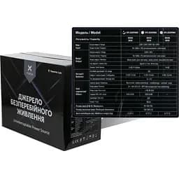 Джерело безперебійного живлення Vinga 650 ВА / 360 Вт / 7 А*ч (VPE-650PRMU) - мініатюра 5