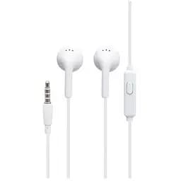 Навушники провідні Borofone BM40 з мікрофоном (вихід 3.5) білі 6931474716903