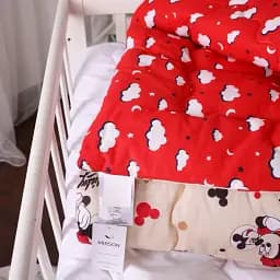 Набір дитячий MirSon зима Kids Time 20-0027 Mine mouse 110x140 см EcoSilk: ковдра з подушкою (2200009664076) - мініатюра 8