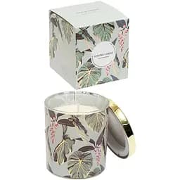 Ароматична свічка "Home fragrance" Bambi AXW2015(Bergamot) у скляному стакані з кришечкою