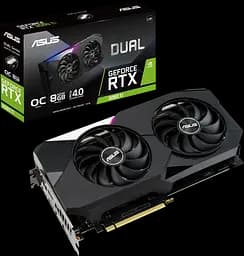 Видеокарта GeForce RTX 3060 Ti 8GB Asus Dual OC (DUAL-RTX3060TI-O8G) Б/У