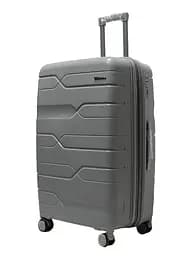 Валіза велика L поліпропілен Milano bag 0306 76×49×31см 82л Срібна - мініатюра 2