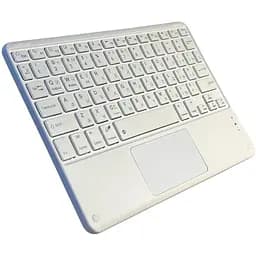 Беспроводная клавиатура Primo KB01 Bluetooth с тачпадом White