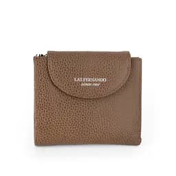 Кошелек женский кожаный маленький Las Fernando 110-103 M коричневый