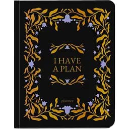 Блокнот для планування Orner I have a plan чорний з плетінням