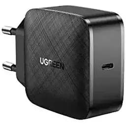Зарядний пристрій Ugreen CD127 GaN PD Fast Charger 65W EU чорний