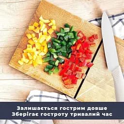Керамічний ніж для овочів і фруктів 24 см Рожевий 88149 - мініатюра 10