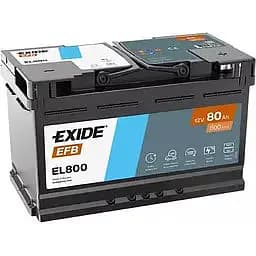 Акумулятор Exide Start-Stop EFB 80Ah Ев (-/+) (800EN) (315х175х190) EL800