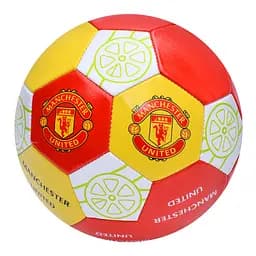 М'яч футбольний Bambi EN 3311(Red-2) 21,3 см, ПВХ, розмір 5, 260-280 грам