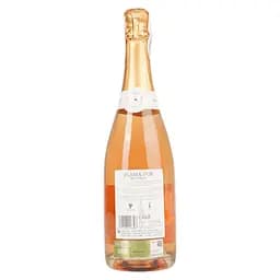 Вино ігристе Flama d'Or Cava Brut Rose рожеве 11.5% 0.75 л - мініатюра 5