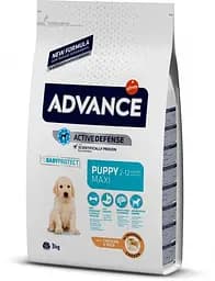 Сухий корм для собак Advance Dog Maxi Puppy 3 кг для цуценят собак великих порід з куркою та рисом