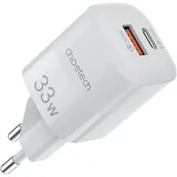 Зарядний пристрій Choetech PD5006-EU-WH, USB-A/USB-С
