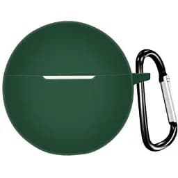 Чехол-накладка DK для Oppo Enco Buds 2 W14 | Silicone Candy Friendly с карабином (016044) (green)