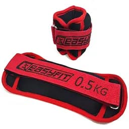 Утяжелители для ног и рук с металлом EasyFit MYAKI по 0,5 кг (пара) (EF-AWTN-050)