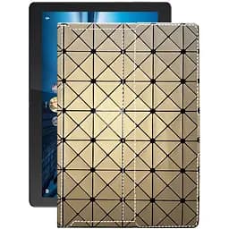 Чохол StatusCASE з екошкіри для планшету Lenovo Tab P10 TB-X705L Золотий ромб