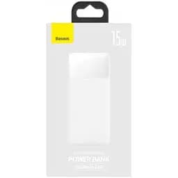 Портативний акумулятор Baseus Bipow Digital Display 20000mAh 15W (PPDML-J02) батарея біла - мініатюра 2