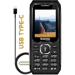 Телефон Sigma X-Style 341 Bro Black UA UCRF