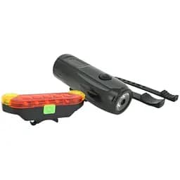 Набір ліхтарик + стоп Voltronic QX-T0703, 3+4 режими, Box