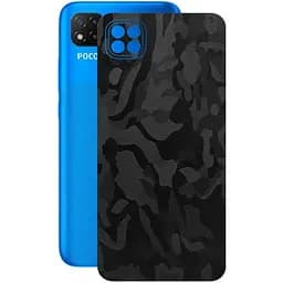 Защитная пленка StatusSKIN для Xiaomi Poco C3 Корпус Винил Камуфляж черный