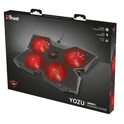 Підставка для ноутбука Trust GXT278 Yozu Cooling Red LED 17.3" Black (20817_TRUST) - мініатюра 5