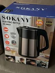 Електрочайник Sokany SK-09031 металевий 2,8 л 2200 Вт - мініатюра 5
