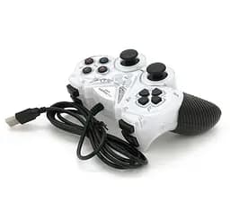 Геймпад джойстик Microkingdom 8600 DoubleShock USB White - мініатюра 4