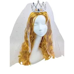 Корона Тиана со стразами и фатой