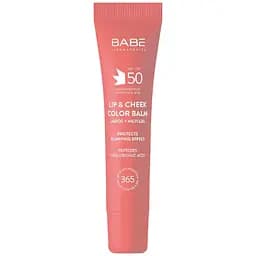 Бальзам-тінт для губ та щік Babe Laboratorios Pink SPF 50 20 мл