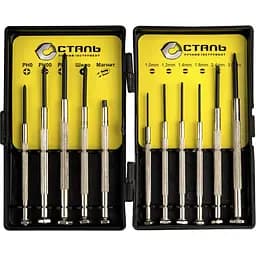 Набір викруток для точної механіки Сталь 11 шт. (67982)