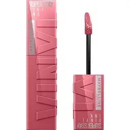 Помада для губ Maybelline New York Super Stay Vinyl Ink Sultry стійка рідка з глянцевим фінішем 4.2 мл