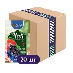 Набір натурального чаю Велес  с лісовою ягодою (20 шт. х 50 г)
