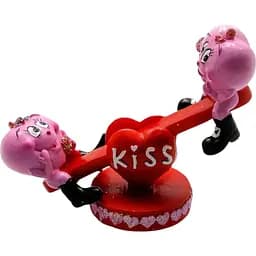 Фігурка "сердечка на гойдалки" 8,5х11х4,5 см (w845249)