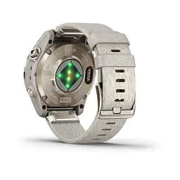 Смарт-годинник Garmin Epix Pro Gen 2 Sapphire 42 mm Soft Gold w. Cream H. Nylon Band (010-02802-20) - мініатюра 2