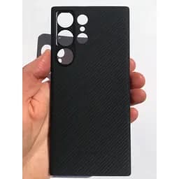 Оригінальний протиударний чохол для Samsung Galaxy S23 Ultra Pitaka MagEZ MagSafe Case 3 Twill Black/Grey KS2301U - мініатюра 4